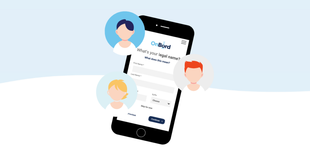 OnBord onboarding process.