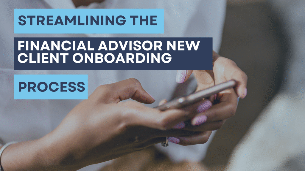 person typing on the phone utilizing digital onboarding solution